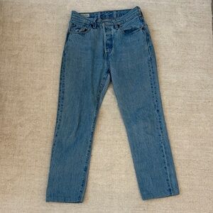 Classic Blue Levi’s 501 Jeans